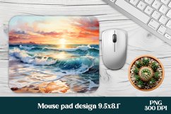 Sea tropical mouse pad sublimation | Mousepad PNG