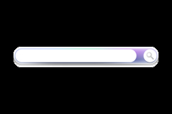 Search bar with glassmorphism style template ui graphic Product Image 2