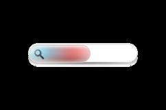 Search bar with glossy box element interface design Product Image 2