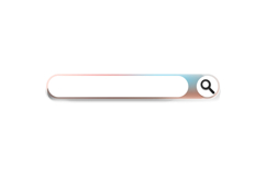 Search bar with glossy box element interface graphic Product Image 1