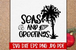 Seas and Greetings SVG Cut file Product Image 1