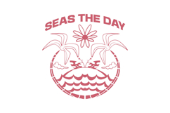 Seas the Day Summer Paradise T-shirt Design Product Image 1