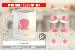 Mug Wrap Seashell Product Image 1