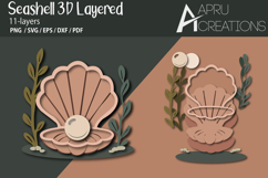 3D Layered Seashell Product Image 1
