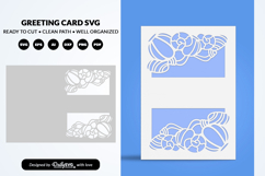 Seashell Coastal Greeting Card Paper Cut Product Image 2