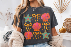 Seashell Coquette PNG, Beach Png, Summer Png, Starfish PNG Product Image 4