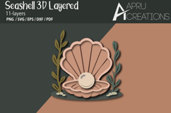 3D Layered Seashell Product Image 3