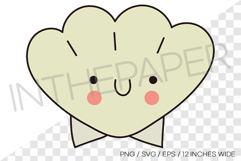 Cute seashell illustration PNG summer clipart sea animal svg Product Image 1