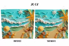 Seashells Tumbler Wrap, 20 oz tumbler wrap, Seashells Tumbler Wrap, Seashells Png