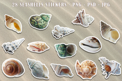 Seashells - Stickers Badges Magnets Product Image 2
