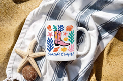 Seaside Cowgirl PNG, Coastal Cowgirl Sublimation Design Product Image 5