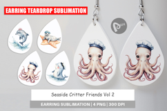 Earring Seaside Critter Friends Product Image 1