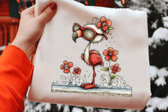 Seaside Flamingo Vacation Clipart Product Image 2