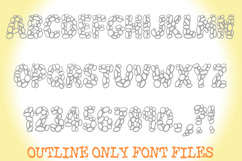 Seaside Pebbles Stone Lettering ABC Font Type Cartoon OTF Product Image 2