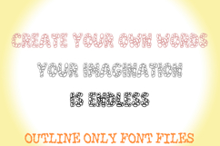 Seaside Pebbles Stone Lettering ABC Font Type Cartoon OTF Product Image 3