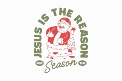 Jesus Is The Reason For The Season T-shirt Design Product Image 1