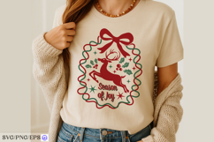 Christmas Season of Joy Hand-Drawn SVG PNG T-shirt Design Product Image 4