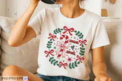 Christmas Season of Sweets Hand-Drawn SVG T-shirt Design Product Image 2