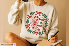 Christmas Season of Sweets Hand-Drawn SVG T-shirt Design Product Image 3
