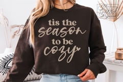 Season To Be Cozy SVG PNG - Sweater Weather - Lets Get Cozy Product Image 1