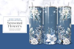 Seasonal Flowers Tumbler Wrap Product Image 1