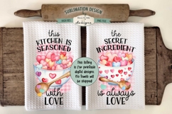Valentine Kitchen Towel Bundle | 16 PNG Files Product Image 5