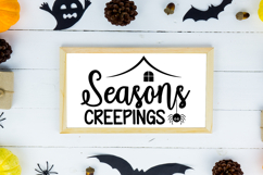 Farmhouse Halloween Sign SVG Bundle | Spooky Halloween Sign Product Image 8