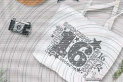 Sixteen Cutting File SVG DXF Product Image 4