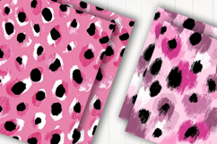 Pink Leopard Print Digital Paper Product Image 2