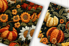 Rustic Sunflower Harvest Digital Paper Product Image 2