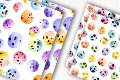 Colorful Polka Dot Digital Paper Product Image 2