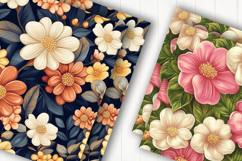 Vintage Floral Garden Digital Paper Product Image 2