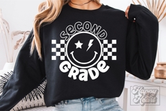 Retro 2nd Grade SVG - Back To School PNG - Second Grade Era Product Image 2