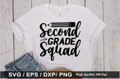 Second grade squad SVG - Teacher Design Product Image 1