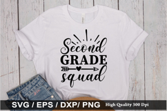 Second grade squad SVG - Teacher Design Product Image 1