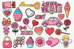 Valentine Elements T-shirt Design Bundle Vol. 2