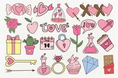 Valentine Elements T-shirt Design Bundle Vol. 1