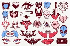 Emo Valentine T-shirt Design Bundle
