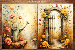 Secret Garden - Vintage Floral Scrapbook Papers Product Image 2