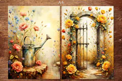 Secret Garden - Vintage Floral Scrapbook Papers Product Image 3