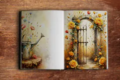 Secret Garden - Vintage Floral Scrapbook Papers Product Image 4
