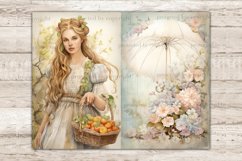 Secret Garden Junk Journal Pages, Digital Collage Sheet, GlamArtZhanna, Rustic Junk Journal, Victorian Printable Bundle, Collage Supplies Set, Spring Junk Journal, Summer Junk Journal, Vintage Junk Journal Paper Set, Village Junk Journal