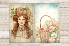 Secret Garden Junk Journal Pages, Digital Collage Sheet, GlamArtZhanna, Rustic Junk Journal, Victorian Printable Bundle, Collage Supplies Set, Spring Junk Journal, Summer Junk Journal, Vintage Junk Journal Paper Set, Village Junk Journal