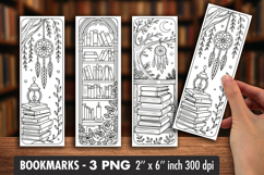 Secret Library Coloring Bookmark Product Image 1