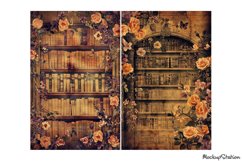 Old Library Shabby Paper Junk Journal Pages | Victorian Product Image 2