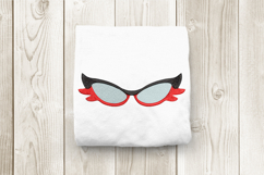 Vintage Secretary Glasses Embroidery
