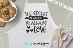 Secret Ingredient Is Love SVG | Valentine Baking SVG Product Image 1