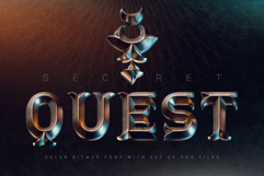 Secret Quest - Color Bitmap Font Product Image 1