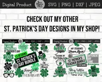 Wish Me Luck, St Patricks Day Funny Mom Quote SVG Cut File Product Image 5