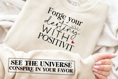 Forge Your Destiny With Positivity SVG, Sleeve SVG Design Product Image 2